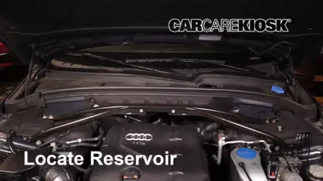 2011 Audi Q5 Premium Plus 2.0L 4 Cyl. Turbo Liquide essuie-glace Ajouter du liquide